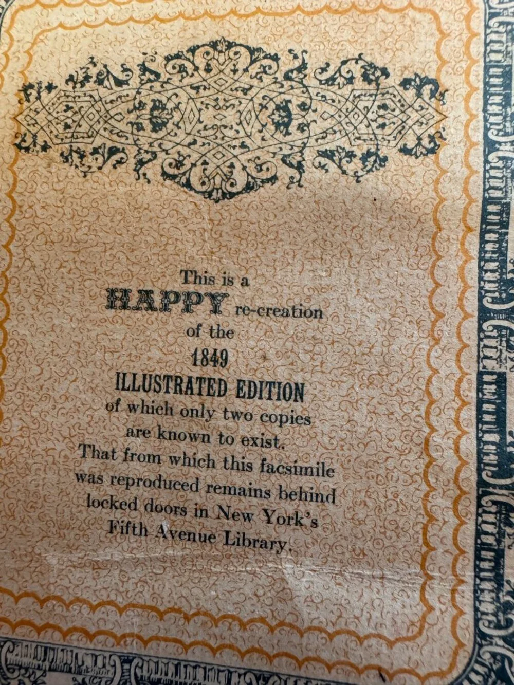 Clement C Moore A Visit From St Nicholas 1849 Facsimile Christmas Booklet